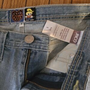 JNCO Blue Straight Leg Jeans with Classic Stonewash